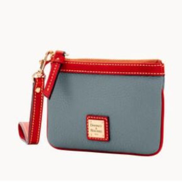 Dooney & Bourke Medium Wristlet Slate NWT